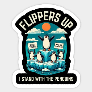 Resist-Penguin Sticker
